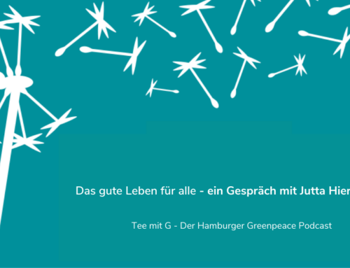 Jutta Hieronymus bei „Tee mit G“, dem Hamburger Greenpeace Podcast